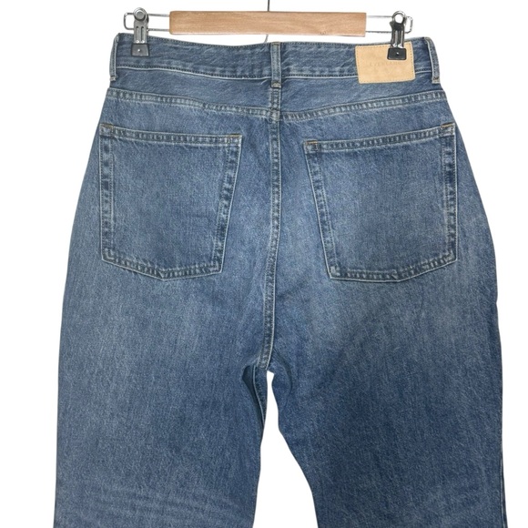 Everlane The Curvy 90s Cheeky Straight Jeans Size 30 Button Fly High Rise - Picture 5 of 9